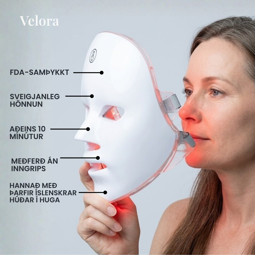 Velora Luma™ | Rauðljósameðferðarmaski