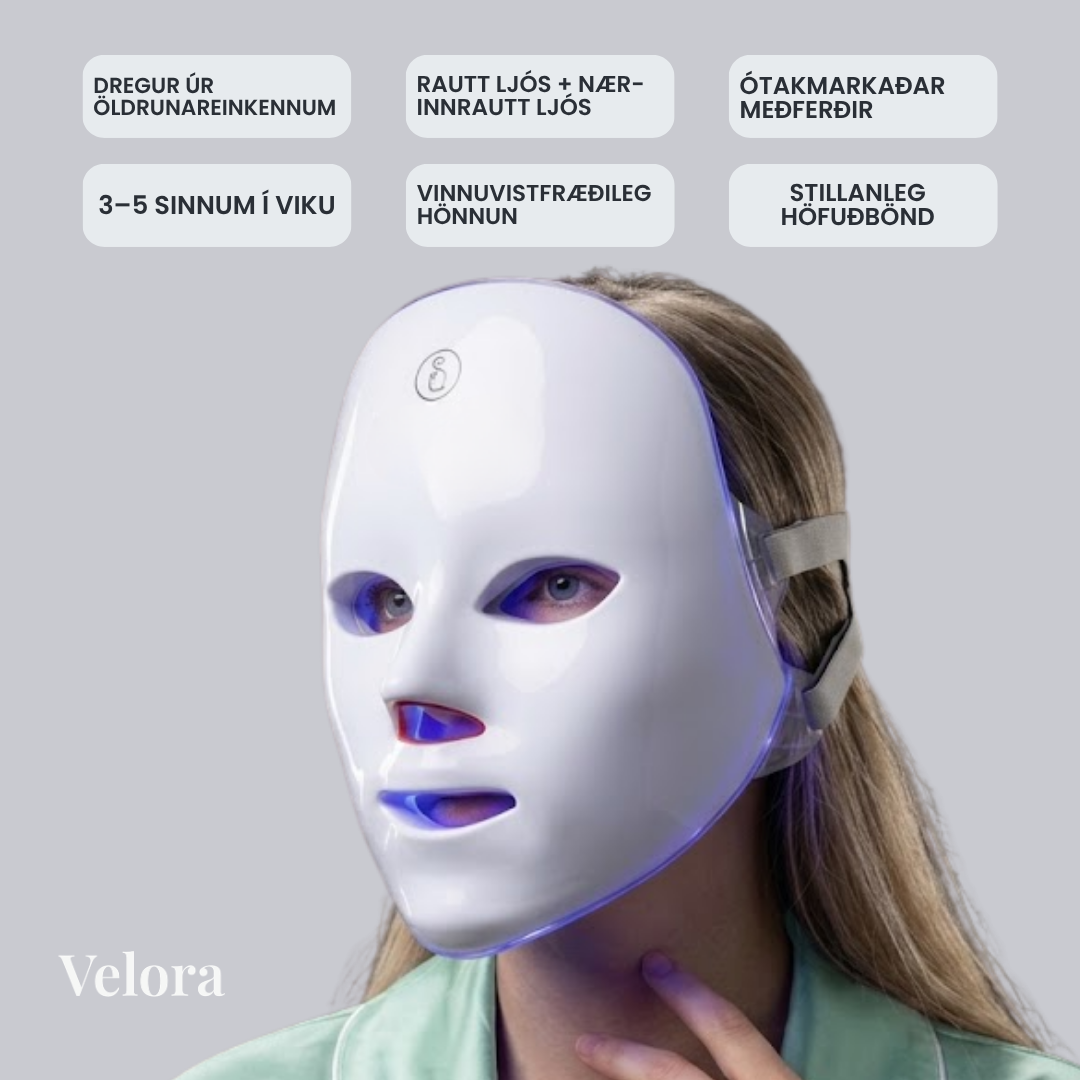 Velora Luma™ | Rauðljósameðferðarmaski