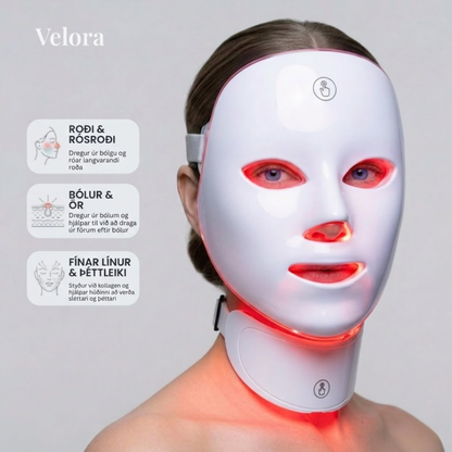 Velora Luma™ | Rauðljósamaski fyrir háls